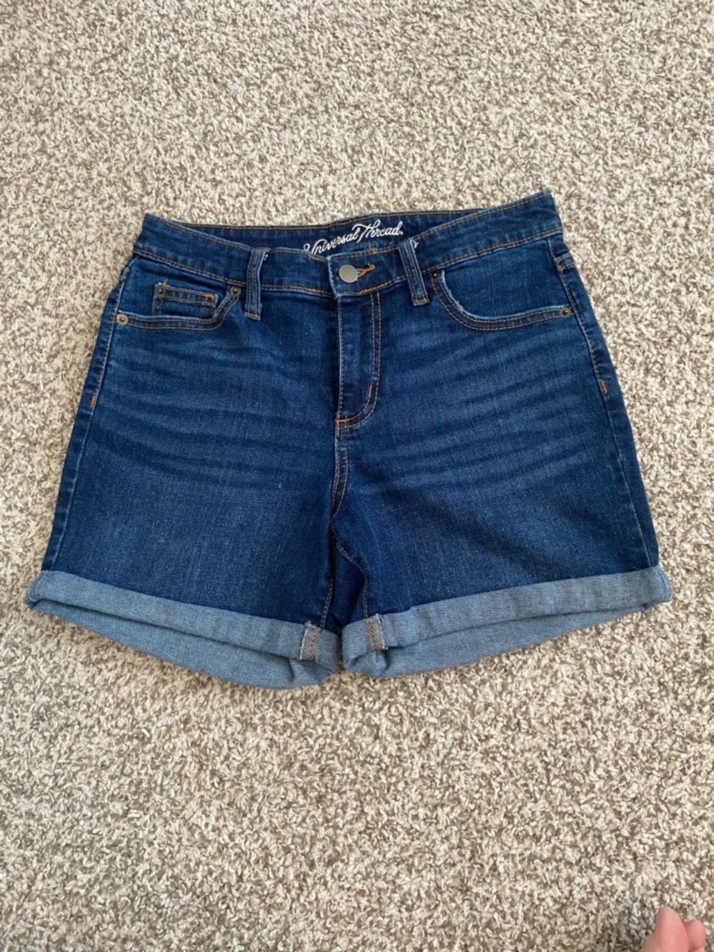 Universal Thread Indigo Roll-Cuff Denim Shorts